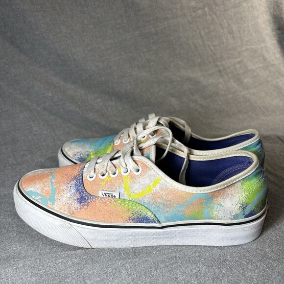 Vans Authentic Retro Mart Low Top Canvas Multicolor Sneaker W 9.5 M 8 - Picture 5 of 7